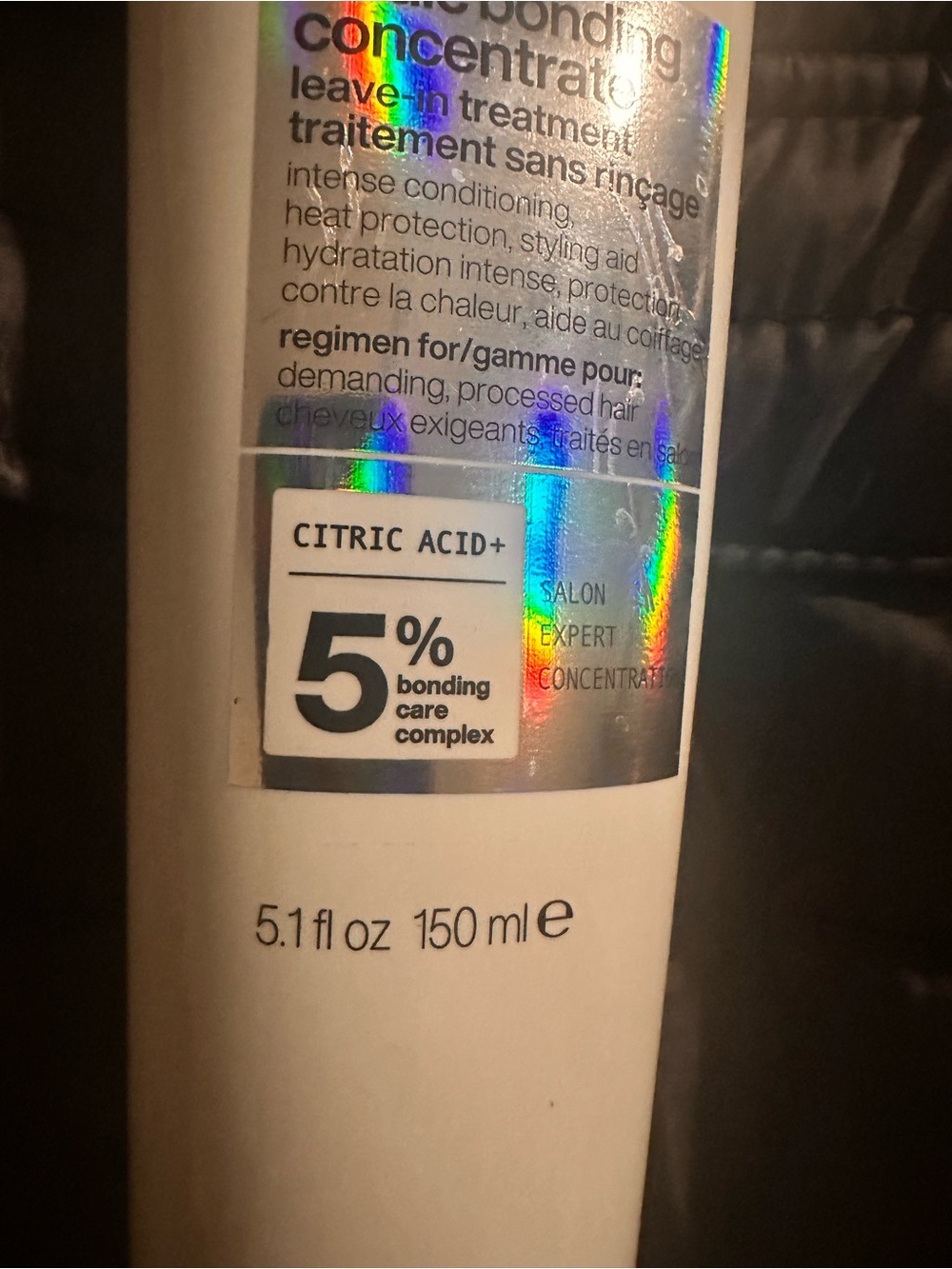 Redken Acidic Bonding Concentrate Tube — White with Holographic Label - Picture 3 of 4